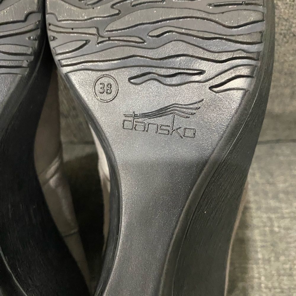 Dansko Romy Gray Ankle Wedge Boots Women Size Eu 38 - Picture 8 of 11